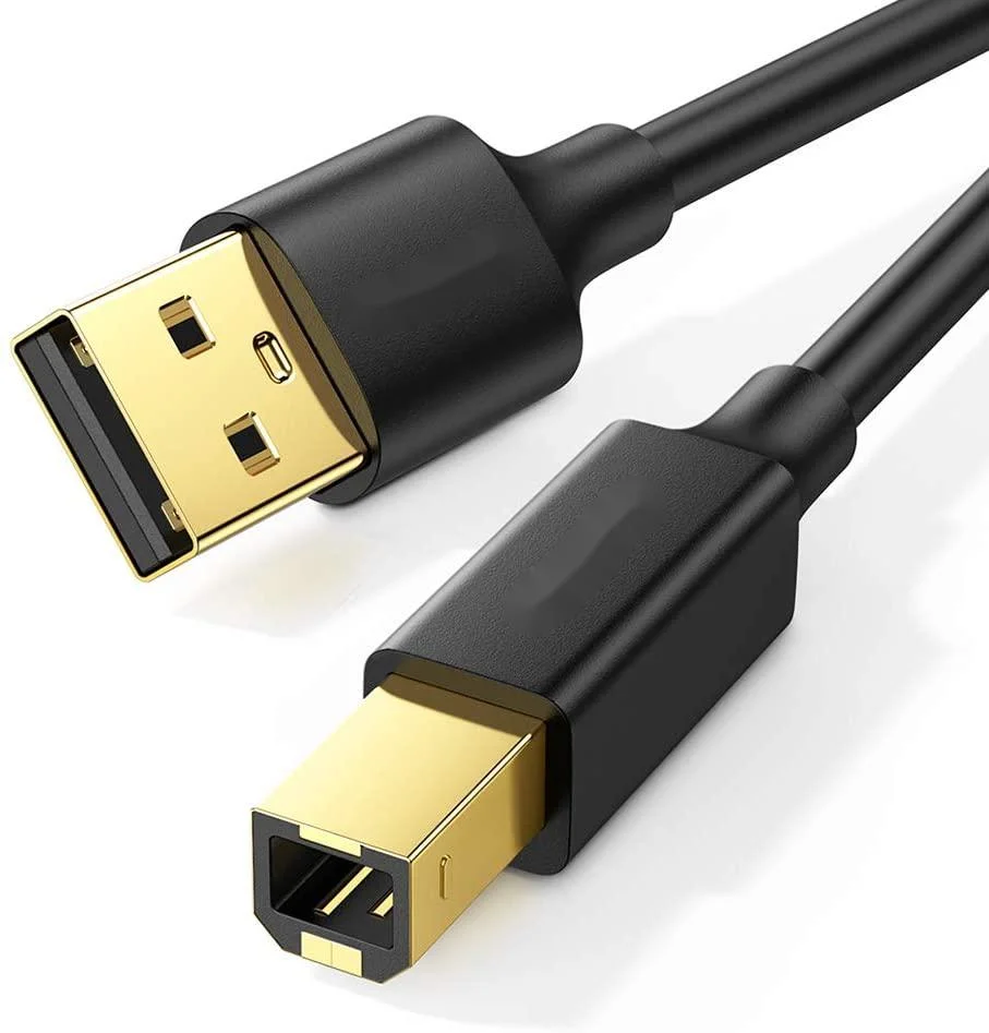 High Quality USB 2.0 Printer Cable Type a Male to Type B Male Mobile Phone Cable