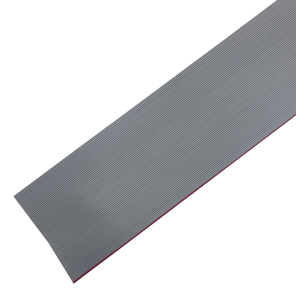 0.635mm 0.127mm Grey Red IDC Awm Electric Wire Flat Ribbon Cable with CCC