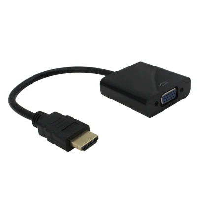 HDMI オス - VGA メス 1080P ビデオ コンバータ アダプタ ケーブル