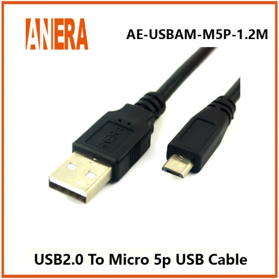 Anera 標準 USB 2.0 データ充電ケーブル ポータブル USB 2.0 A オス - マイクロ USB ケーブル