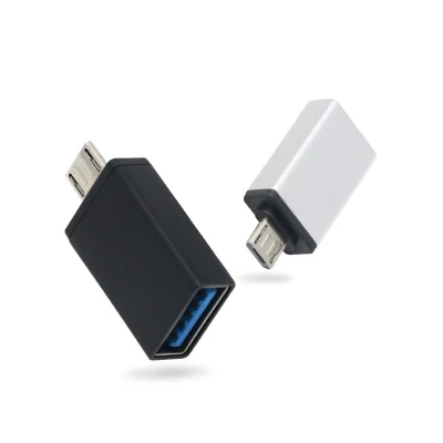 Micro USB B オス - USB 2.0 A メス - USB Micro OTG メス アダプタ コンバータ ケーブル